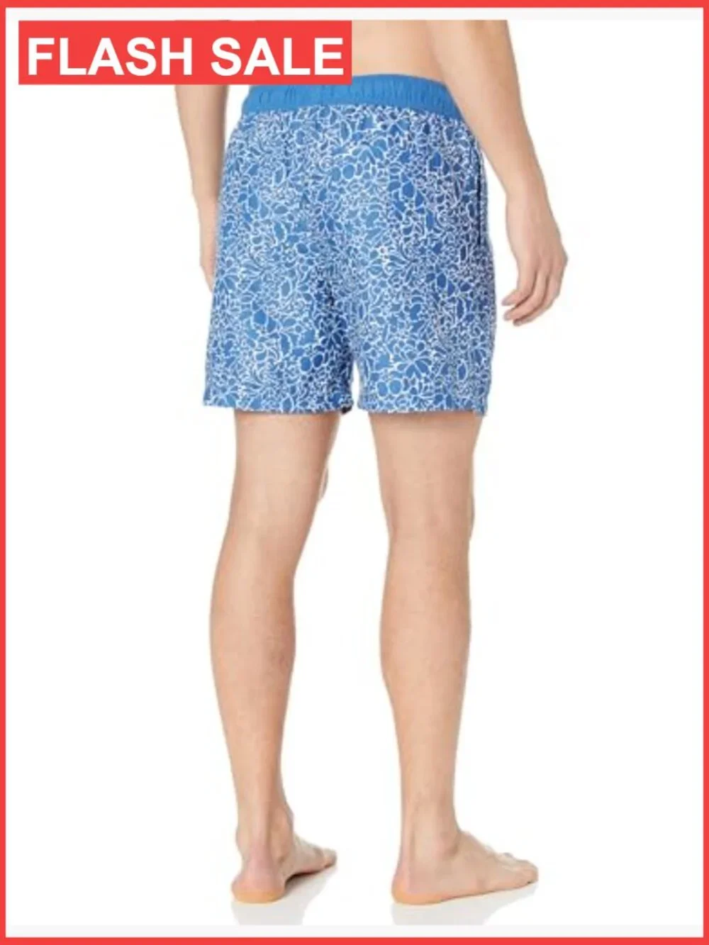 Men's 7in Quick-Dry Swim Trunks Polyester Elastic Waist